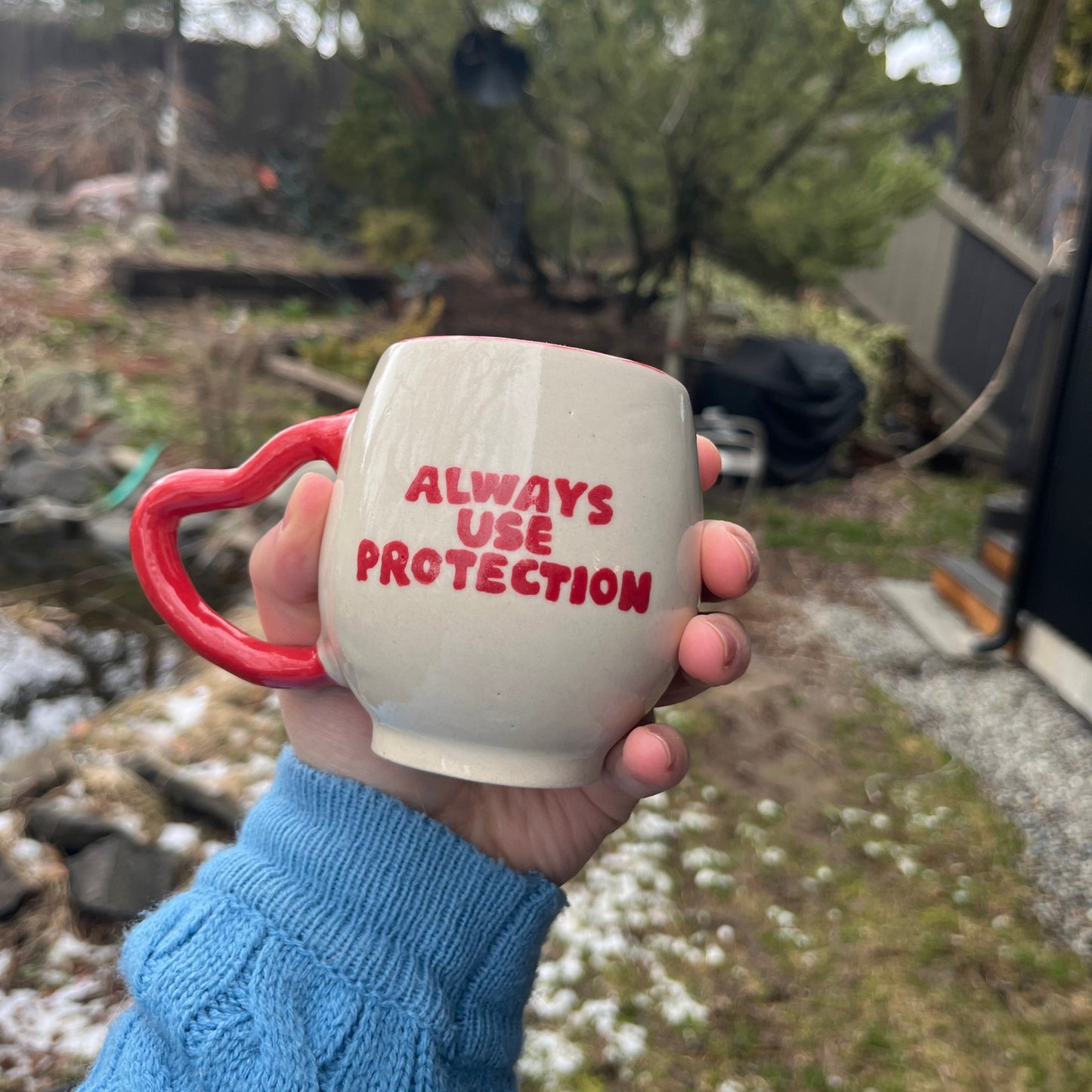 BLUE HOG & EMO HOG SAFE S*X MUGS