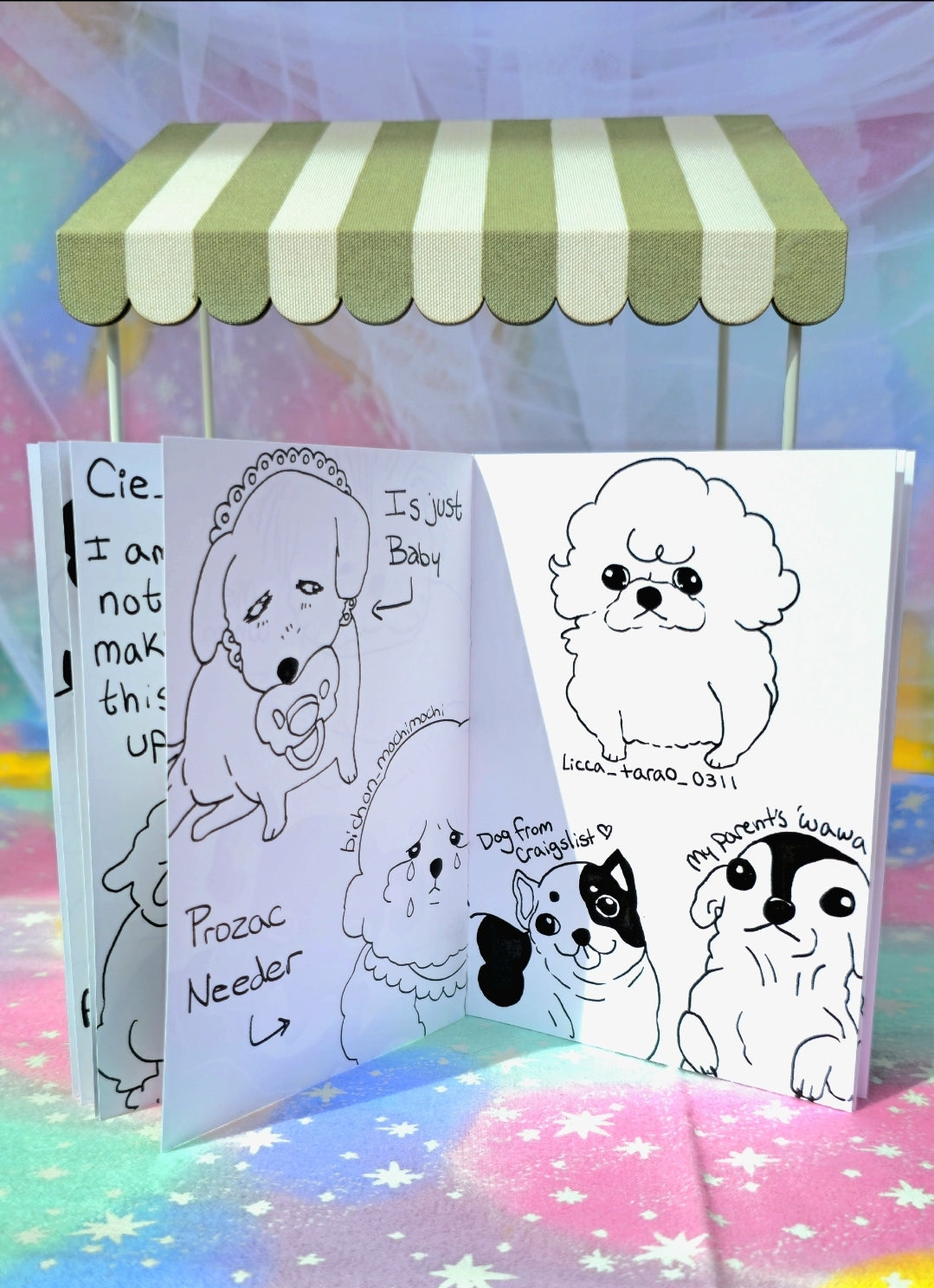 I dont know how to draw dogs Zine