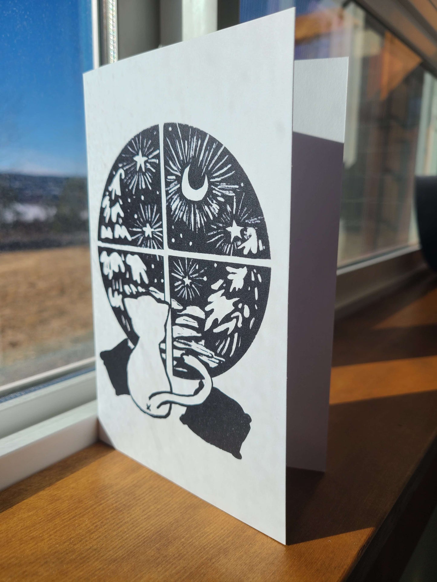 Wistful Winter Greeting Card