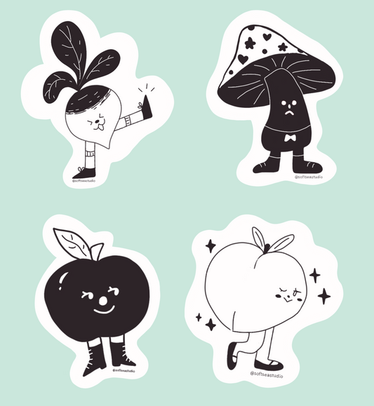 Vinyl Food Stickers (FINAL RUN)