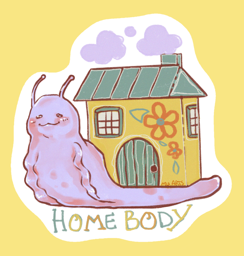 Homebody Sticker