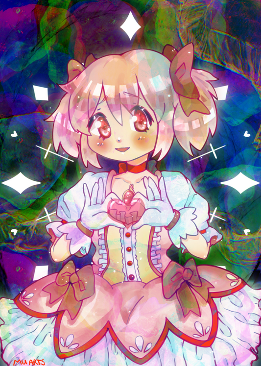 Madoka Magica Holo Foil Print