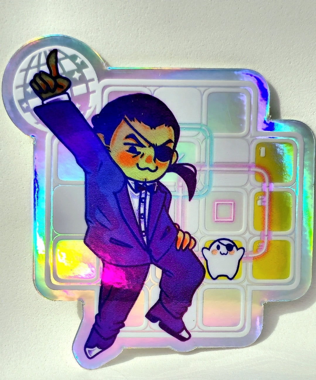 Friday Night Yakuza Holographic Stickers