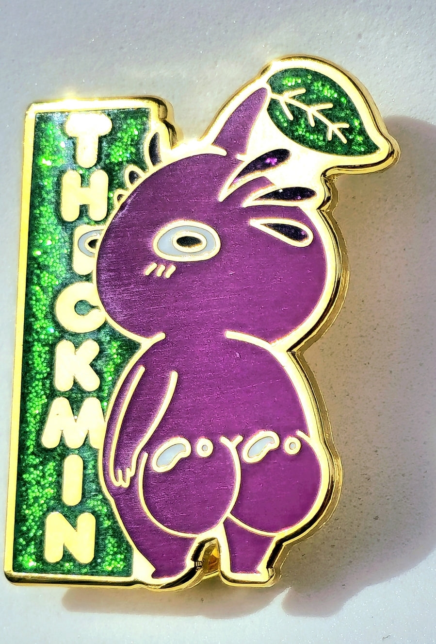 Thickmin 2 inch Hard Enamel Pin